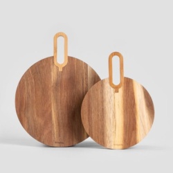 Dekordom Daska za sečenje set 2pcs mooka - round - hml ( 044354 )