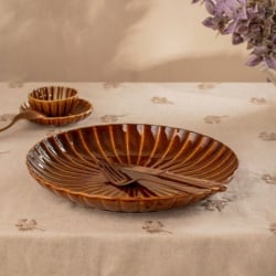 Dekordom Tanjir melida 27cm - amber - hml ( 044361 )