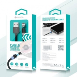 Devia kabl USB series magnetic type C crni ( 310-0009 )