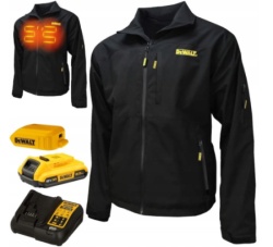 DeWalt DCHJ090BD1 Soft-Shell jakna sa grejačima, 1x2.0Ah, sa adapterom ( DCHJ090BD1-L )