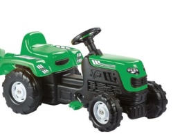 Dolu dečiji traktor Ranchero zeleni na pedale ( 082459 )
