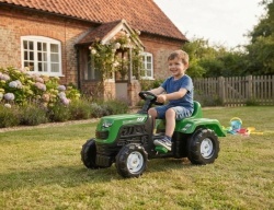 Dolu dečiji traktor Ranchero zeleni na pedale ( 082459 )