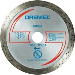 Dremel dijamantski abrazivni disk za sečenje za DSM 20 DSM540 ( 2615S540JB )