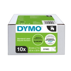 Dymo traka d1 standard 12mm crna/bela 8+2 gratis ( DY93097 )