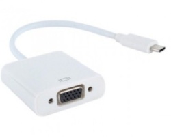 E-green adapter usb 3.1 tip c (m) - vga (f) beli ( 16242 )