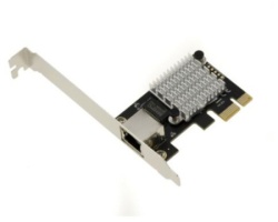E-Green PCI-Express kontroler 4-port 2.5 gigabit Ethernet (Intel I225)