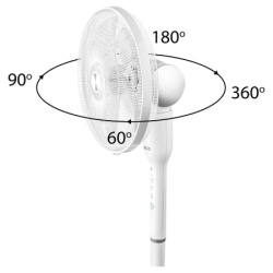 ECG Podni/Stoni Ventilator FS 410 2 u 1 Beli-6