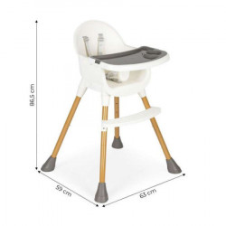 Eco toys stolica za hranjenje baby white ( HA-042 WHITE ) - Img 2