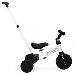 Eco toys tricikl 2u1 white ( YM-BT-6PUSHWHIT ) - Img 1