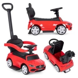 Ecotoys Guralica mercedes c class sa interaktivnim volanom i ručkom, red ( 668 RED )-1