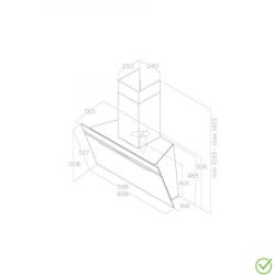 Elica aspirator majestic bl/a/90 - Img 2