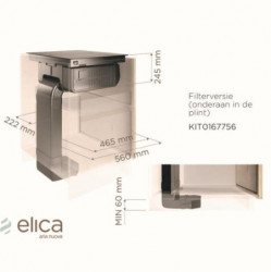Elica set za recirkluaciju nt fit "plinth-in" kit0167756 - Img 3