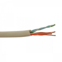 Elit+ utp cat 5e 4p 0.5mm cca ? 5mm kabl za racunare sivi 305m'rolna ( EL0021 )