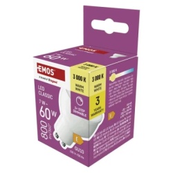 Emos zq8e42s Led sijalica classic mr16 7w(60w) 800lm gu10 ww 3-step dimmabilna ( 3746 )