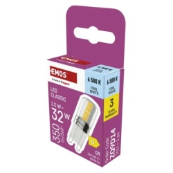 Emos zq9d14 Led sijalica classic jc 2,5w(32w) 350lm g9 cw ( 3767 )