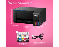 Epson L3271 EcoTank ITS wireless multifunkcijski inkjet štampač  - Img 7