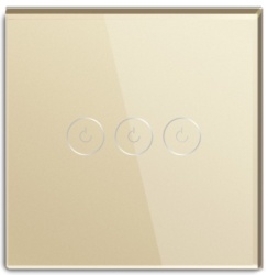 Exeshop 3g1w 300w zlatni (touch switch) ( ss049 )