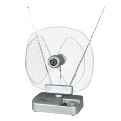 Falcom antena sobna sa pojačalom, UHF/VHF, srebrna - ANT-204S - Img 1