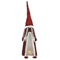 Festa charmed novogodišnja dekoracija patuljak crvena 82cm ( 795022 )
