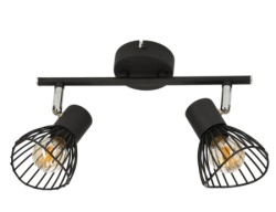 Fly Plafonska Lampa Crna 2 2x40W E14 ( 15126 )