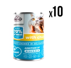 Frendi konzerva za mačke piletina 400g x10 komada ( 5839 )