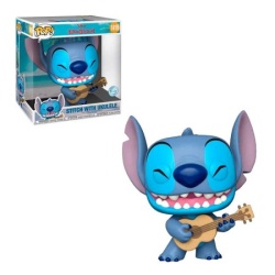 Funko POP! Jumbo: Stitch- w/Uke ( 070664 )