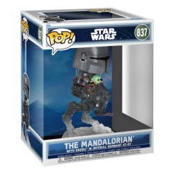 Funko POP! Rides DLX: The Mandalorian & Grogu - The Mandalorian w/Grogu in Imperial Remnant AT-RT ( 075398 )
