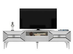 Futrix Tv komoda Box belo - srebro ( 38527 ) -3