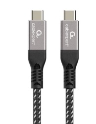 Gembird CCBP-USB4-CMCM240-1.5M Premium kabl za punjenje i prenos podataka,40 Gbps, 240W, 1,5m