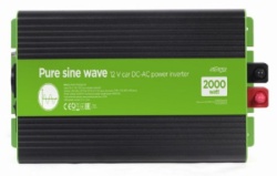 Gembird EG-PWC-PS2000-01  12V Cist sinusni inverter DC/AC 2000W + USB port, 4,65KG-3