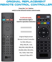 Gembird GMB-G40S Air Mouse Remote control for TV/PC, With Gyroscope smart google Google Assistant-1