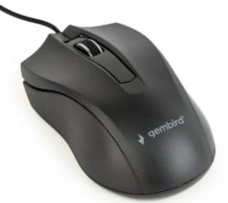 Gembird MUS-3B-01 opticki mis 1000Dpi 3-button black 116mm USB - Img 1