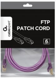 Gembird PP6-3M/V mrezni kabl FTP Cat6, 3m, purple - Img 2