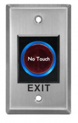 Gembird SMART-TASTER-EF-CS70A touchless switch stainless steel Infrared sensor exit button for door - Img 1