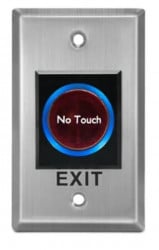 Gembird SMART-TASTER-EF-CS70A touchless switch stainless steel Infrared sensor exit button for door - Img 1