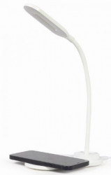 Gembird TA-WPC10-LED-01-MX White LED Stona lampa + QI bezicni punjac max10W - Img 4