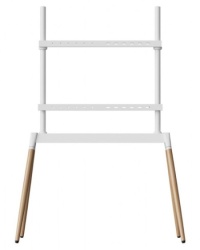 Gembird TVS-86F-01-W Podno postolje za TV, 55-86inc, belo/drvo -3
