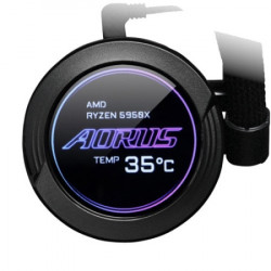 Gigabyte aorus waterforce X 240 with LCD display AIO liquid cooler ( GP-AWATERFORCEX240 )  - Img 4