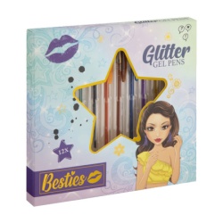 Gliter gel olovke za devojčice besties ( 26326 )