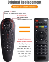 Gembird GMB-G30S Air Mouse Wireless Keyboard - Voice Universal Remote Control Gyro for Android tv box PC-5