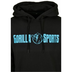 Gorilla Sports Sportski unisex duks  (L / Crna-Neon tirkizna) ( 101196-00019-0079 )-3