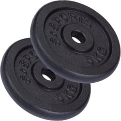 Gorilla Sports Tegovi od livenog gvožđa 30/31 mm 10-20 kg ( 10002966 )