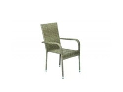 Green Bay stolica od ratana siva 6/1 ( 088818 )