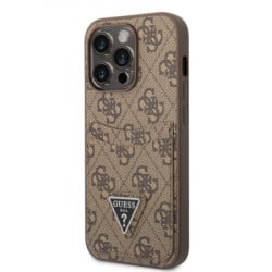 Guess futrola za iPhone 14 pro 4G double card triangle brown ( GUHCP14LP4TPW ) - Img 2