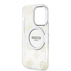 Guess futrola za iPhone 14 pro glitter peony gold MagSafe ( GUHMP14LHMPGST ) - Img 3