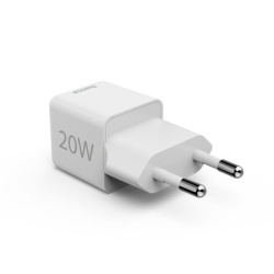 Hama brzi mini kucni punjac USB-C, PD, 20W beli