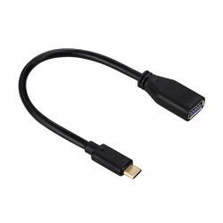 Hama otg kabl 0.15m usb-c muski na usb-a zenski, 5gb/s pozlata ( 135712 ) - Img 1