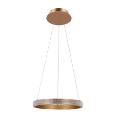 Hashim Visilica 40cm Zlatna 22W LED Prozirni Kristali ( 15022 )