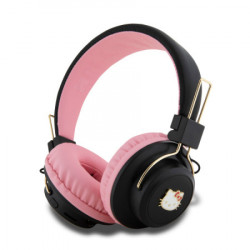 Hello Kitty bluetooth slušalice over headpreko glave metal logo pink ( HKBH9KHLMP )