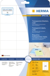 Herma Etikete 70X37 A4/24 1/25 transparent ( 02H4685 )